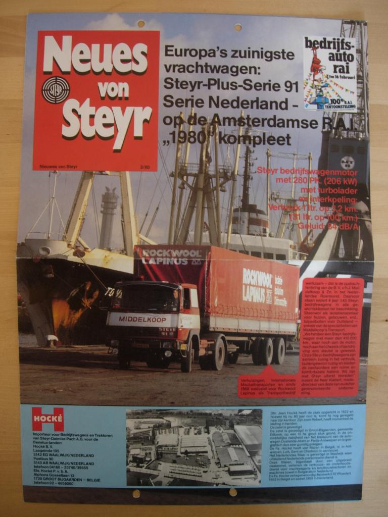 Steyr RAI Magazine 1980 – 791 t/m 1890, Ophalen of Verzenden, Zo goed als nieuw, Overige merken, Steyr