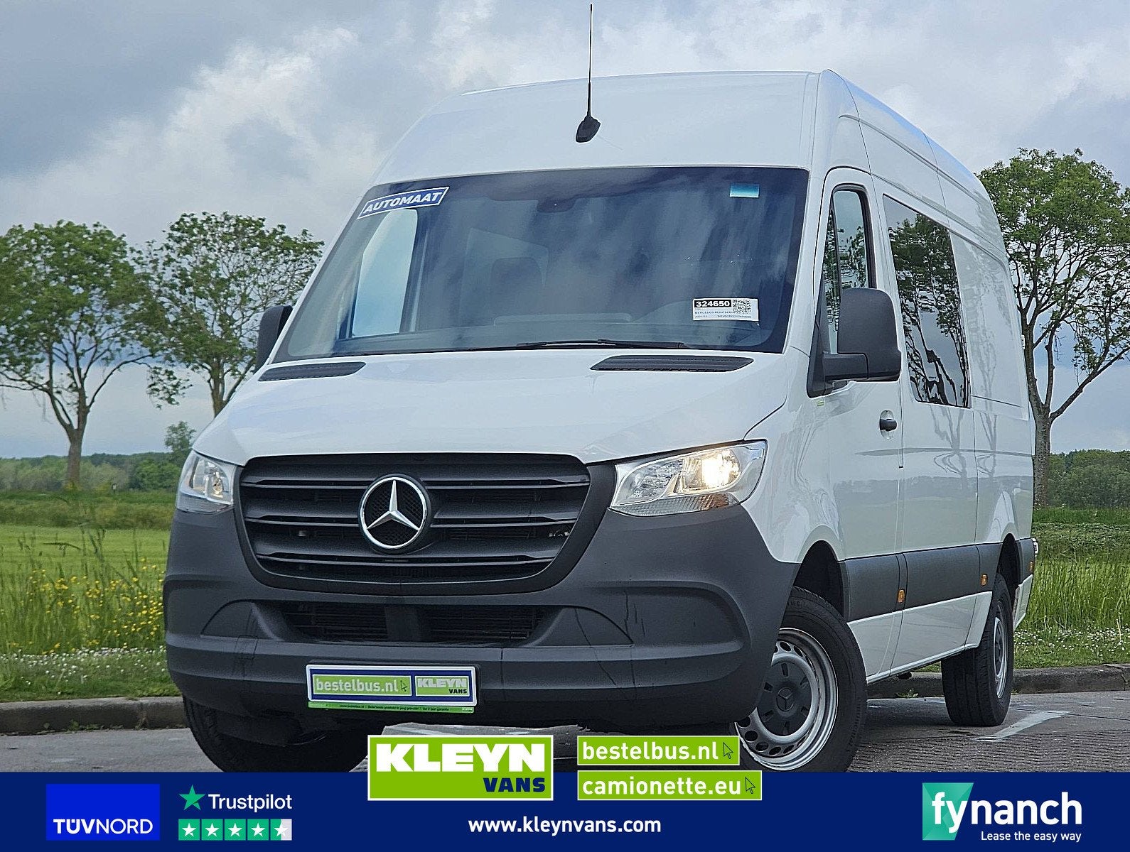 MERCEDES-BENZ SPRINTER 319 l2h2 v6 dub cab!, Automaat, Gebruikt, Euro 6, 190 pk
