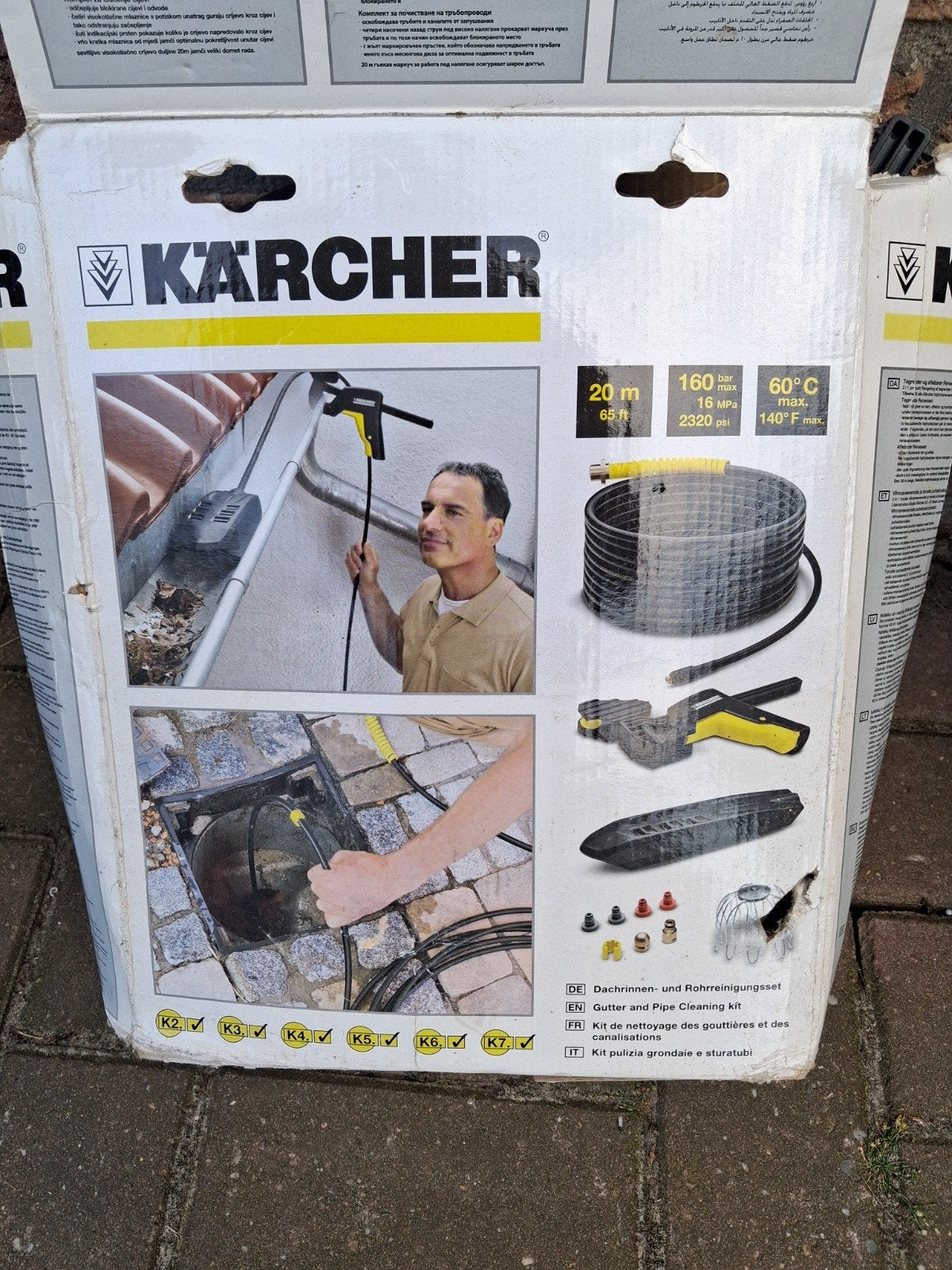 Kärcher Goot- en Afvoerreinigingsset - 20m slang, Ophalen, Zo goed als nieuw