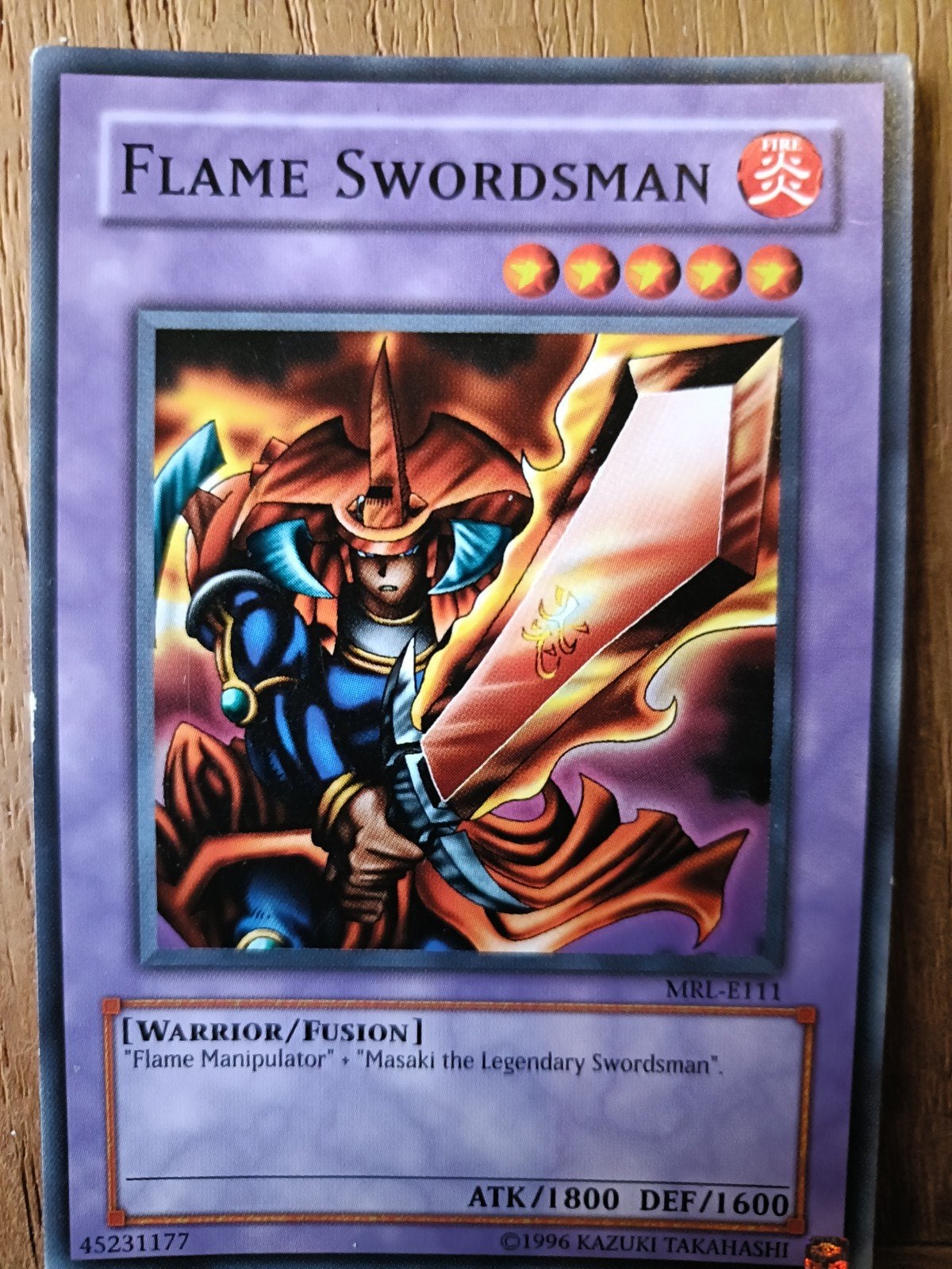 Flame Swordsman, Verzenden, Zo goed als nieuw