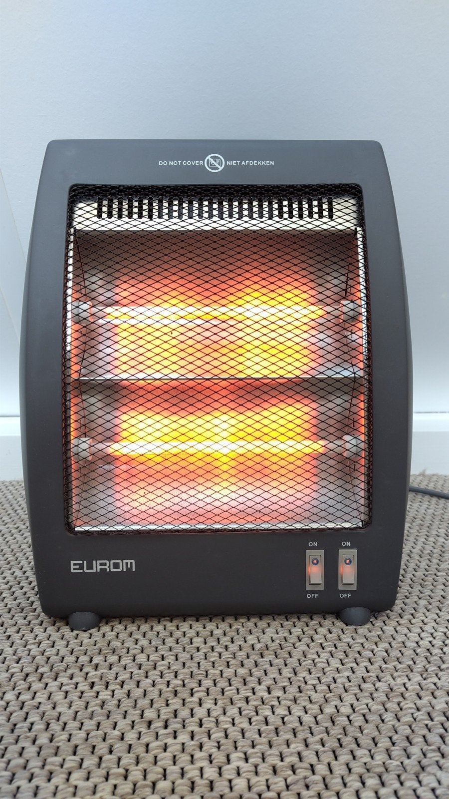 Campingkachel (elektrisch)/Radiator Infrarood 450-900 Watt, Overige soorten, Elektrisch, Ophalen of Verzenden, Zo goed als nieuw