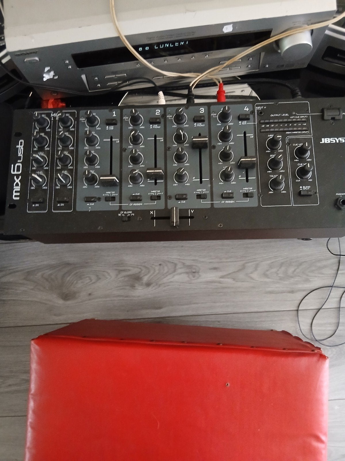 JB Systems MX 6 USB Mengpaneel - Zo goed als nieuw, Muziek en Instrumenten, Ophalen of Verzenden, Zo goed als nieuw, Minder dan 5 kanalen