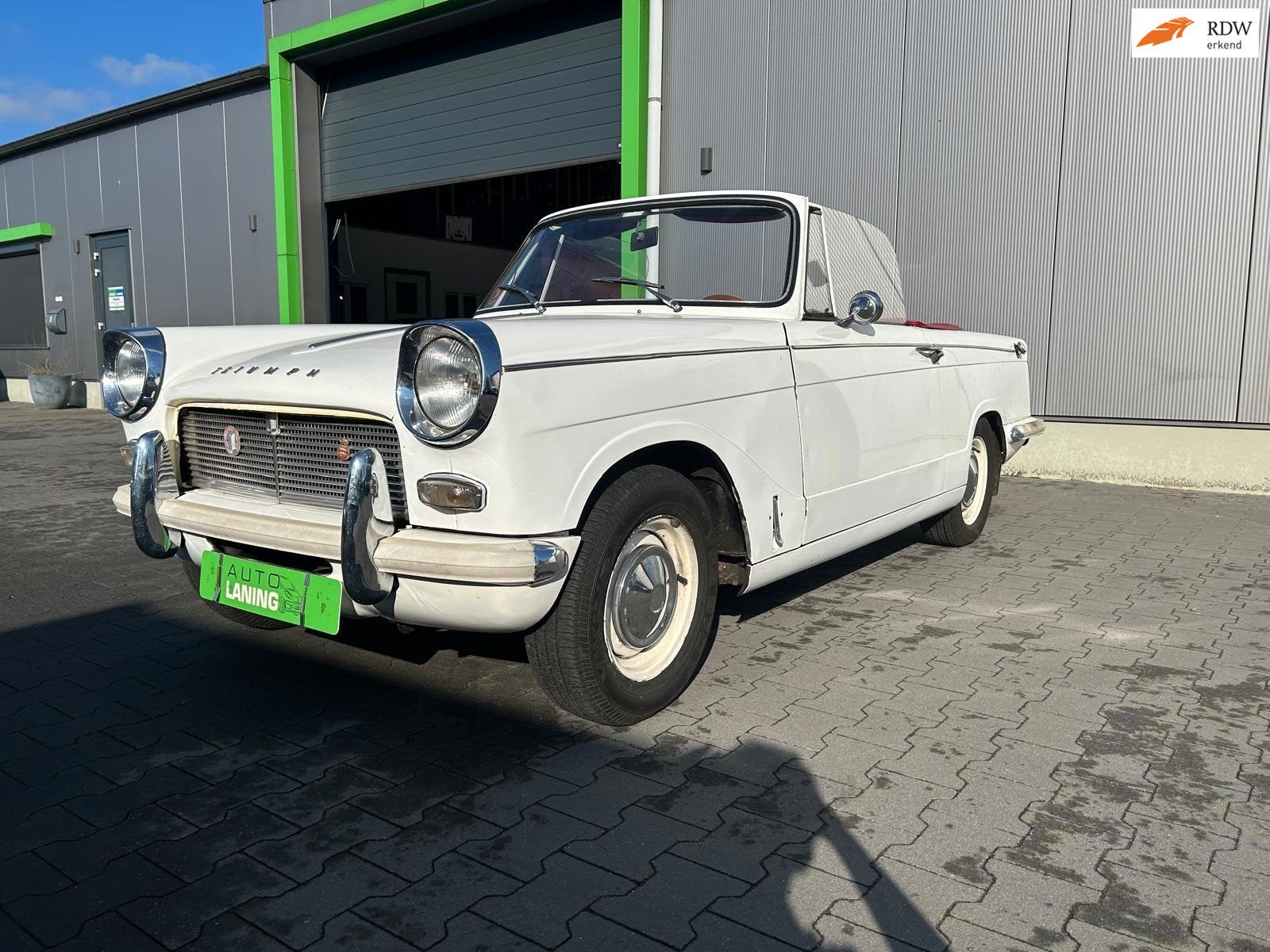 Triumph HERALD 13/60 CONVERTIBLE In zeer goede originele sta, Auto's, Triumph, 1296 cc, 83 pk, Gebruikt, Overige modellen