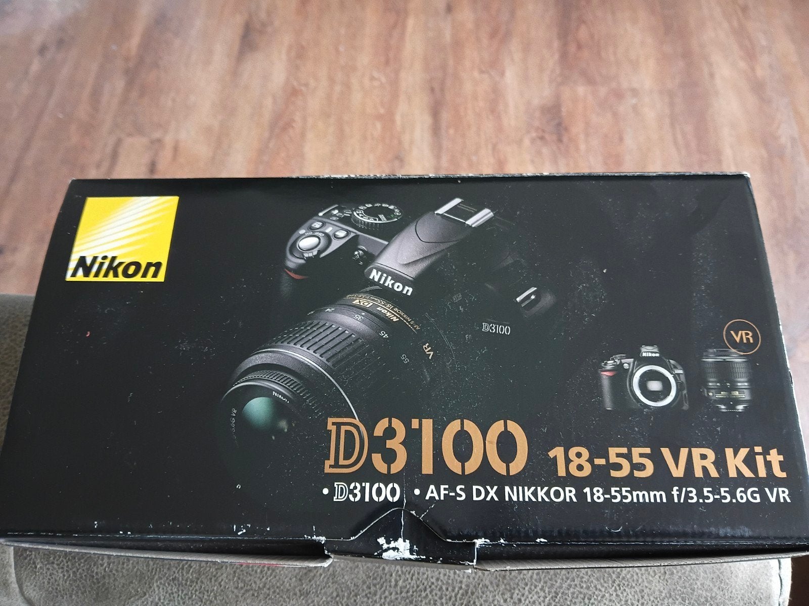 Nikon D3100 spiegelreflexcamera met 18-55 VR Kit, Beeldstabilisatie, Spiegelreflex, Accu, Ophalen of Verzenden