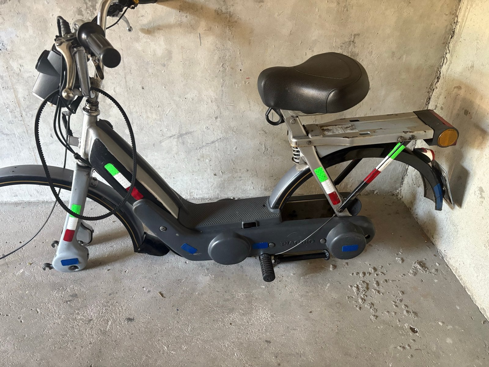 Piaggio Vespa Ciao frame met blauw kenteken, Fietsen en Brommers, Brommers | Vespa, Ophalen of Verzenden, Gebruikt, Maximaal 25 km/u
