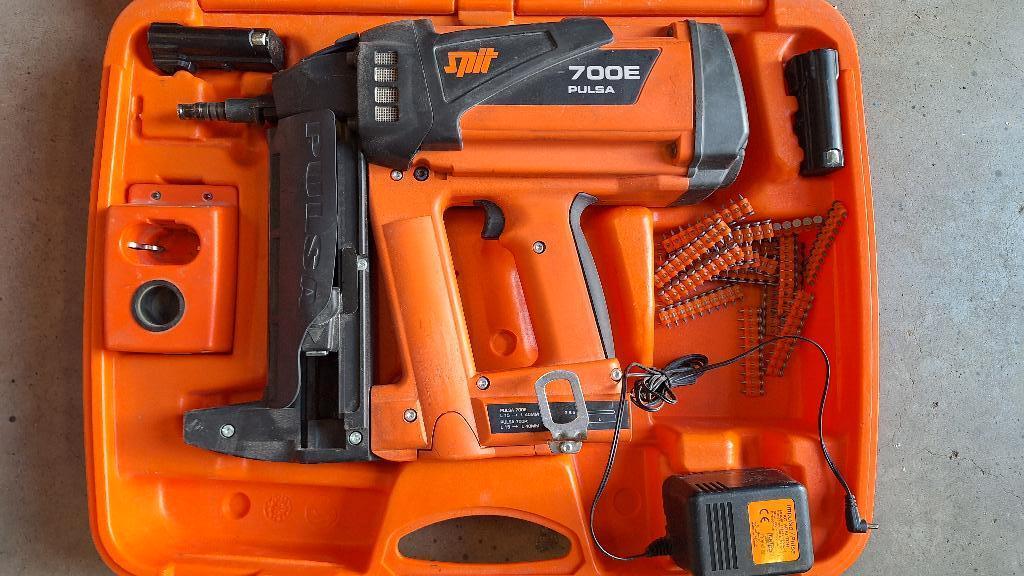 Spit 700e accu / gas schiethamer tacker., Auto diversen, ,, Ophalen of Verzenden, Zo goed als nieuw, ,