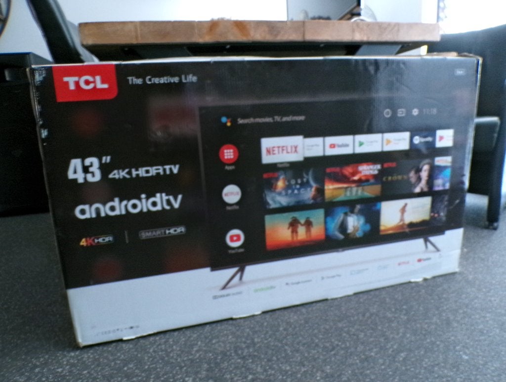 Mooie 43" TCL Android 4K HDR televisie (LEES TEXT!), QLED, 50 Hz, 4k (UHD), Smart TV