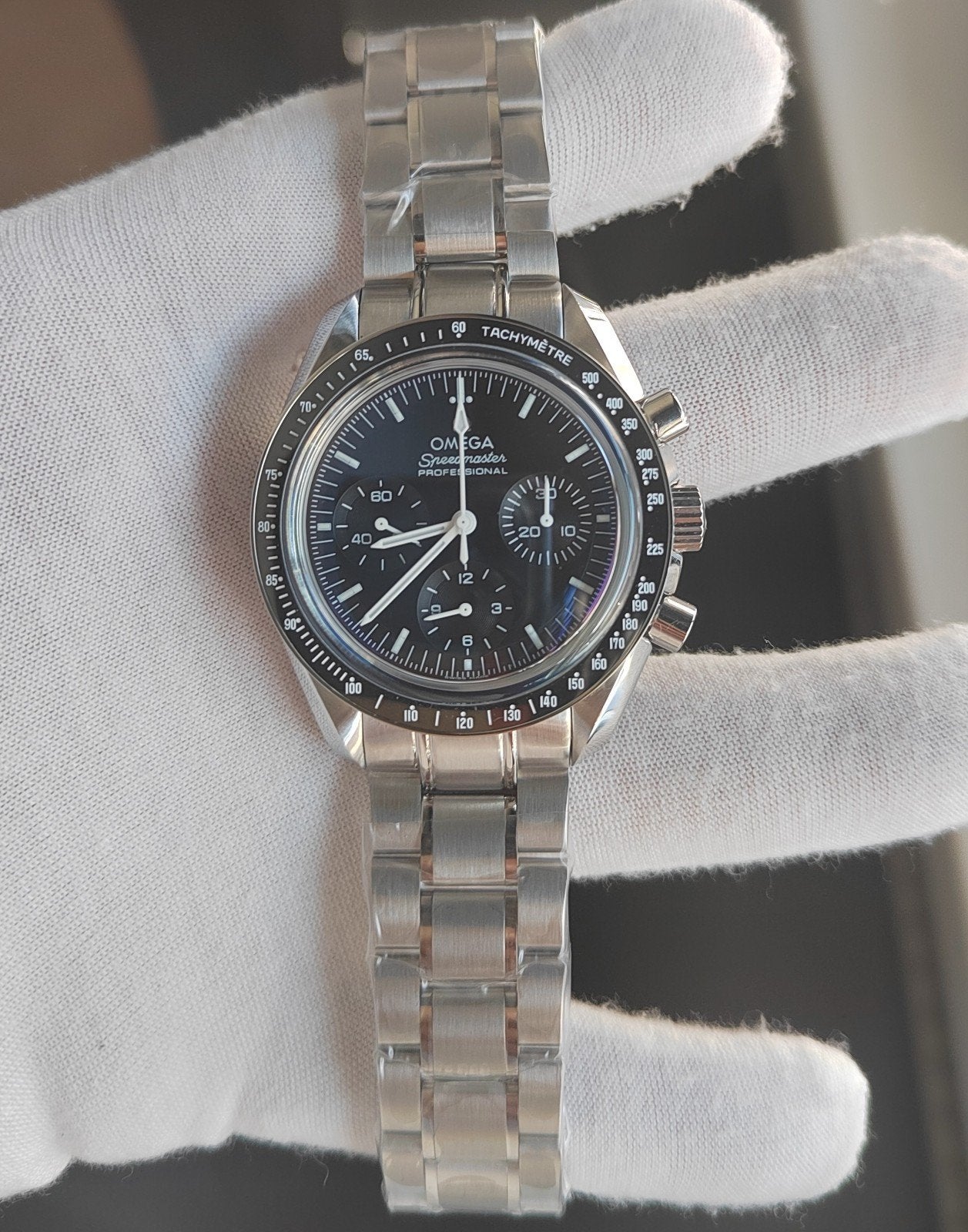 Omega Speedmaster, Overige merken, Staal, Polshorloge, Nieuw