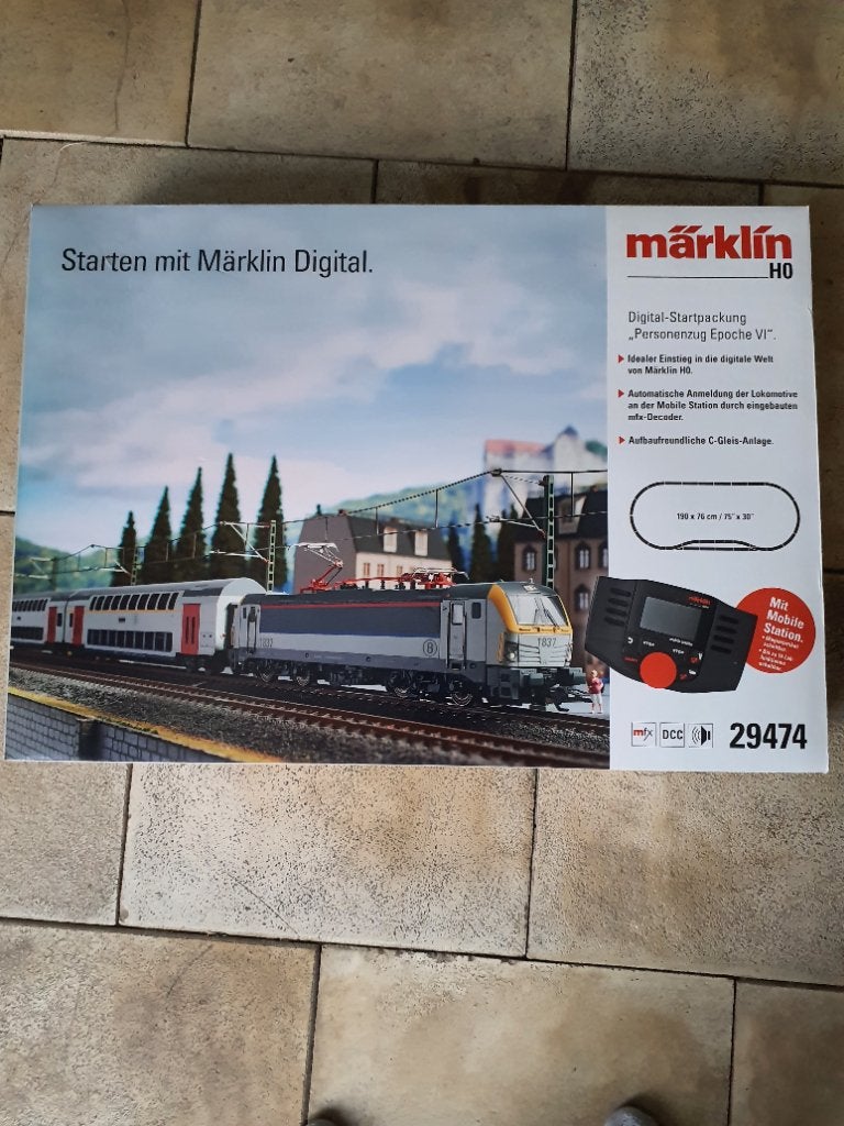 Marklin 29474 digitale starterset nieuw., Treinset, Gelijkstroom of Wisselstroom, Nieuw, Ophalen of Verzenden
