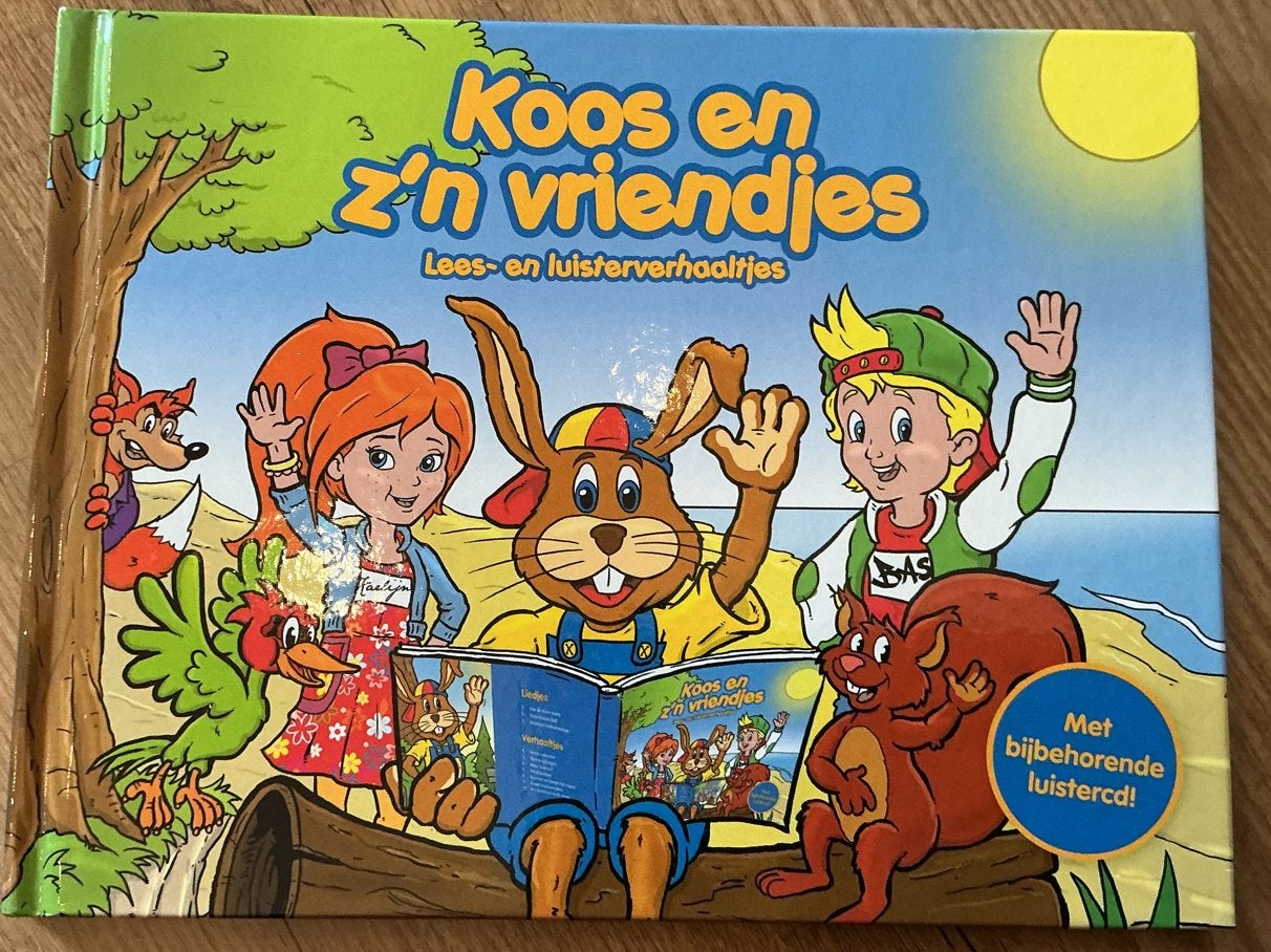 Koos en z'n vriendjes - Lees- en luisterverhaaltjes, Ophalen of Verzenden, Zo goed als nieuw, 2 tot 3 jaar