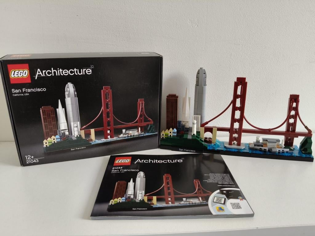 Lego architecture skyline, san fransisco, 21043, Compleet, Lego, Architecture, Ophalen of Verzenden