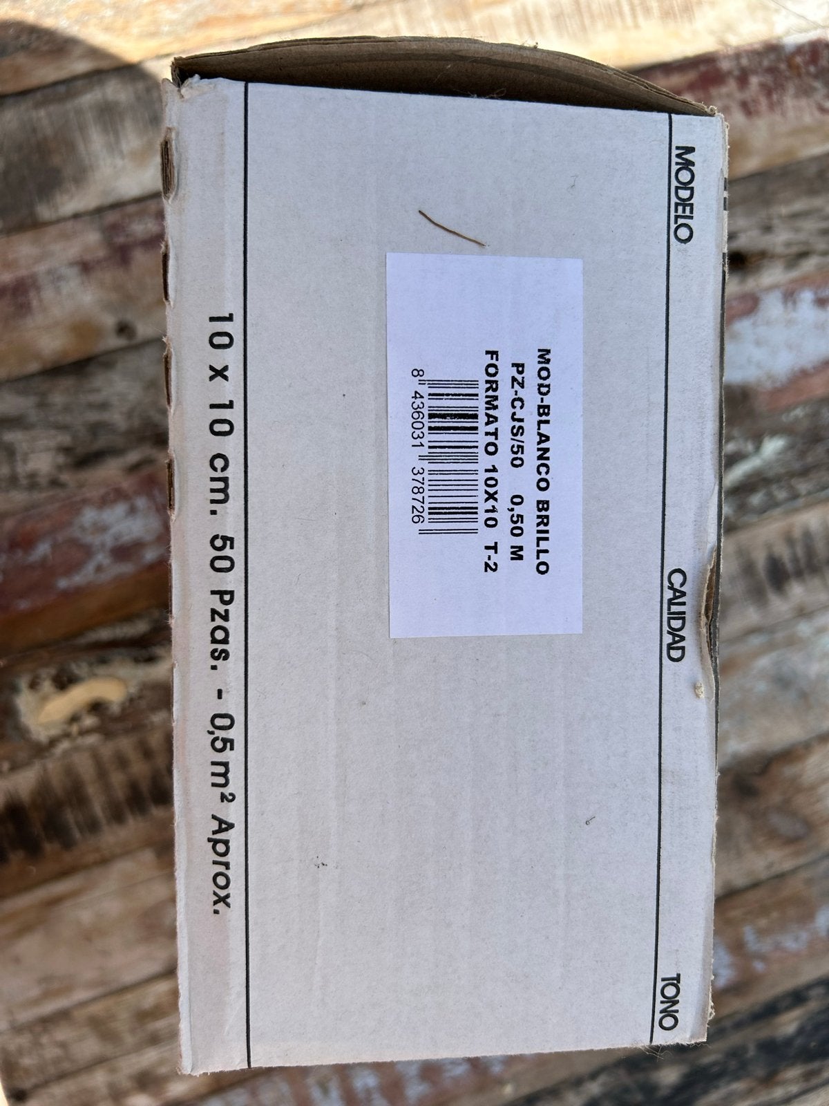 Nieuwe witte wandtegels 10x10 cm - 0,5m² per doos, Ophalen, Nieuw, Minder dan 20 cm, Minder dan 5 m²