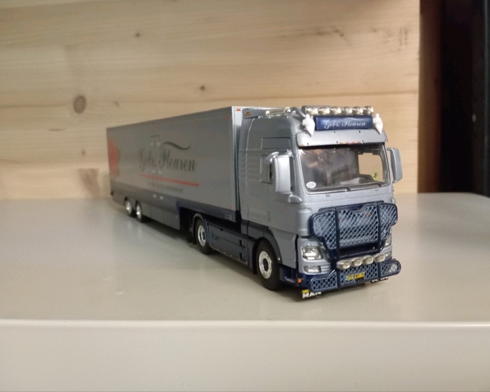 MAN TGX Gebr. Fleuren WSI, Ophalen of Verzenden, Zo goed als nieuw, Bus of Vrachtwagen, Wsi