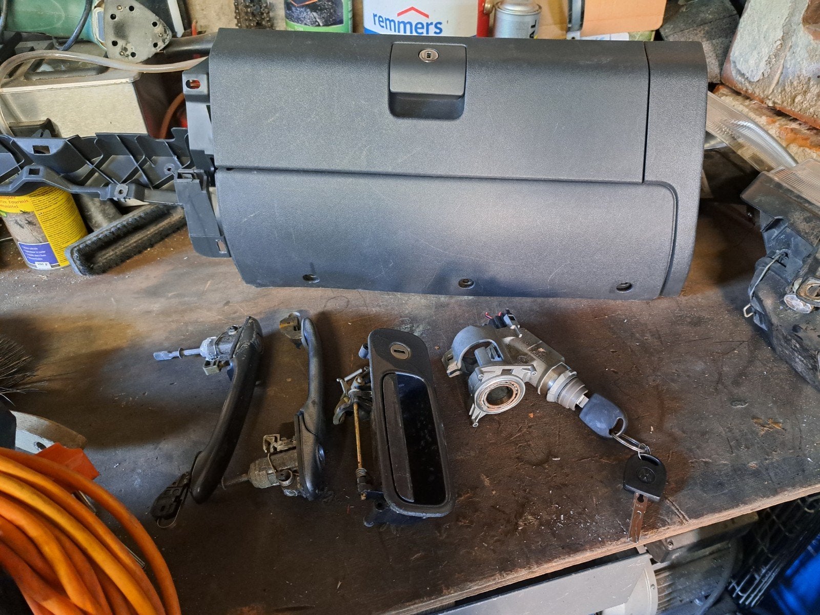 Slotenset Volkswagen Polo 6N2 met 2 sleutels, Ophalen of Verzenden, Gebruikt, Volkswagen