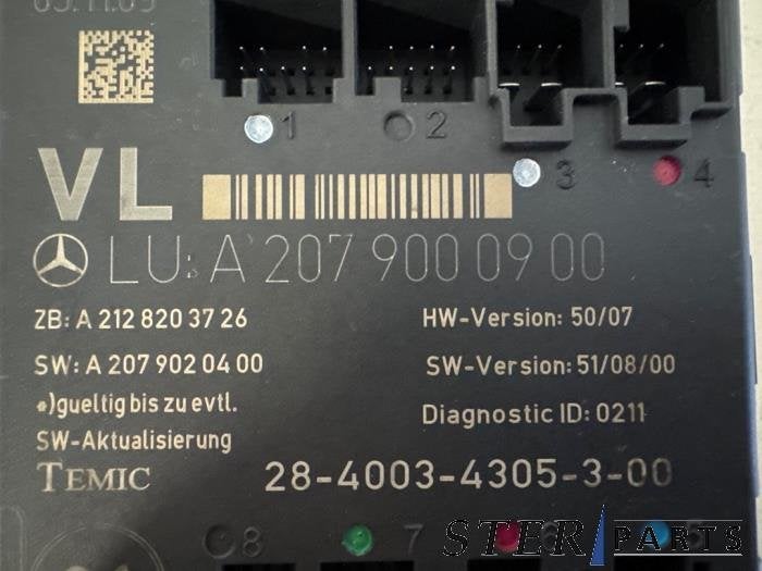 Centrale Deurvergrendelings Module van een Mercedes E-Klasse, Gebruikt, -, Ophalen of Verzenden, -