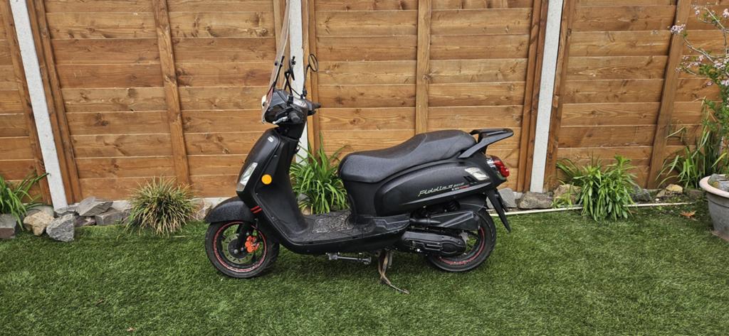 Sym fiddle II euro 4 (2019), Fietsen en Brommers, Scooters | SYM, Ophalen of Verzenden, Zo goed als nieuw, Benzine, Fiddle