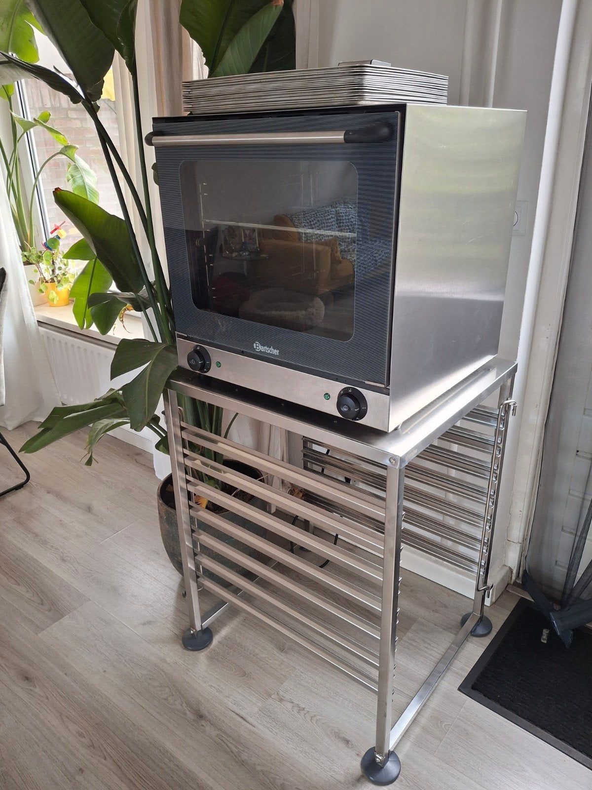 Bartscher Heteluchtoven 4 Niveaus, Ophalen, Minder dan 45 cm