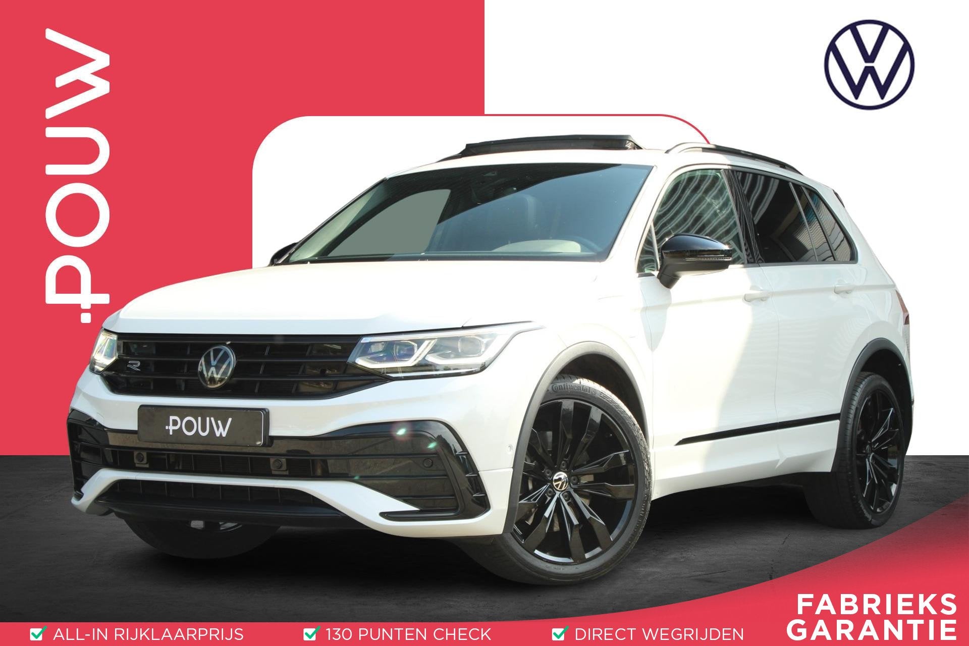 Volkswagen Tiguan 1.4 TSI 245pk eHybrid R-Line Business | Pa, Stof, Euro 6, 4 cilinders, Wit