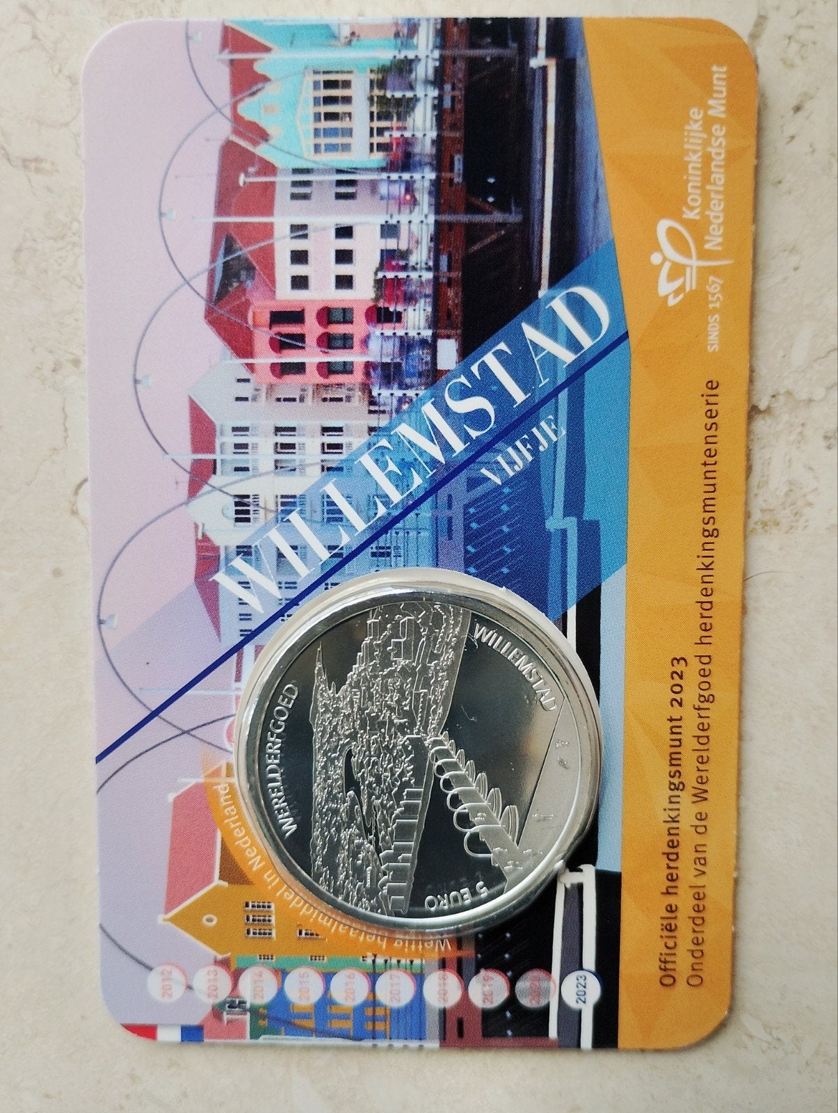 Nederland 5 euro willemstad, Postzegels en Munten, Munten | Nederland, Ophalen, Koningin Beatrix, Euro's