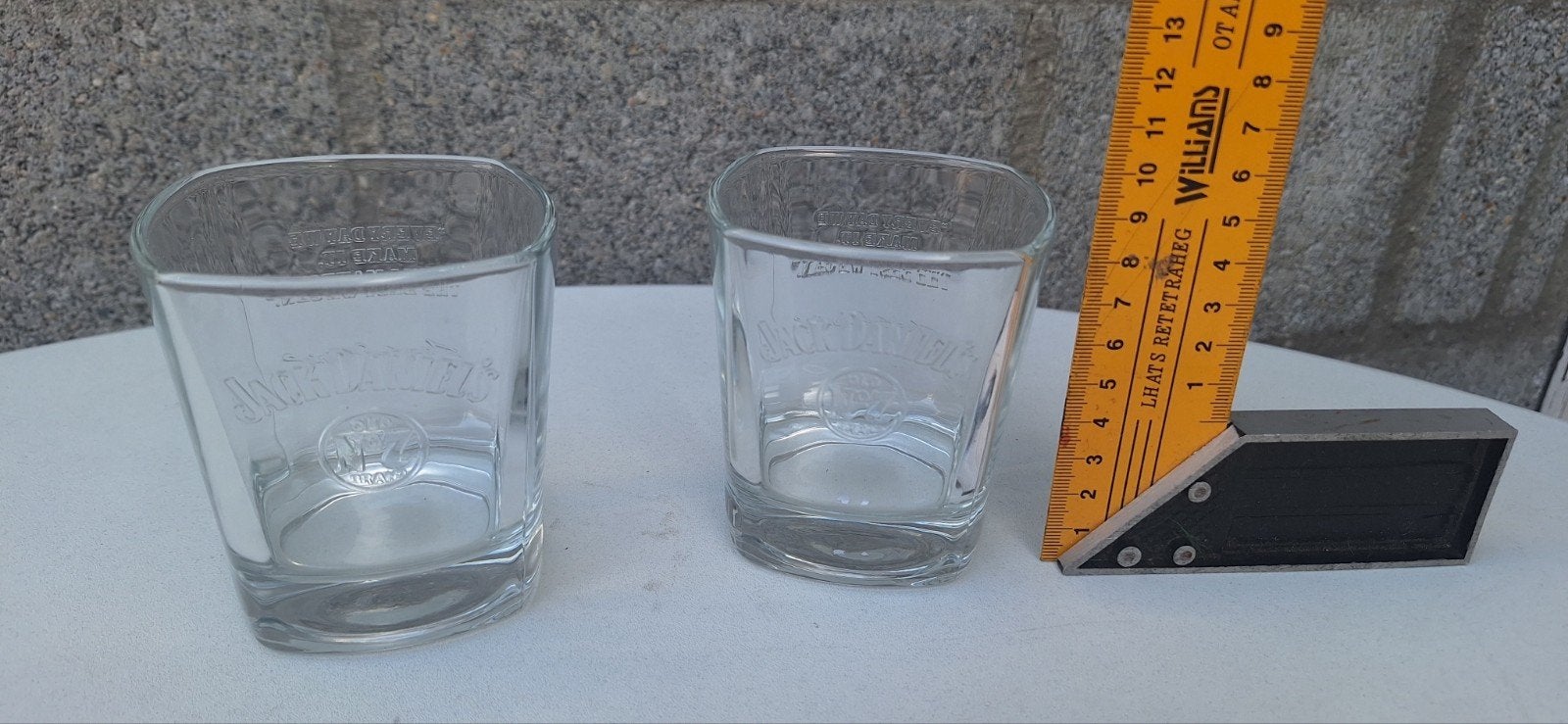 Jack Daniels glazen set van 2 (19926), ., Ophalen of Verzenden, Zo goed als nieuw, .