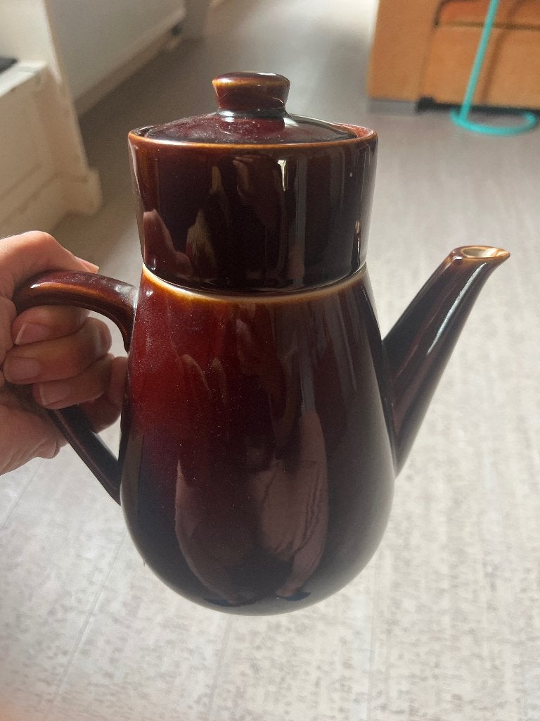 Villeroy & Boch koffiepot keramisch filter – Luxemburg, Gebruikt, Keramiek, Vintage, Ophalen of Verzenden