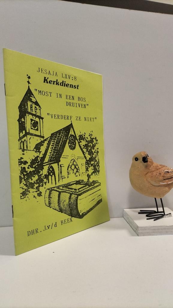 Beek, Dhr. J. vd; Most in een bos druiven, Ophalen of Verzenden, Gelezen, Christendom | Protestants