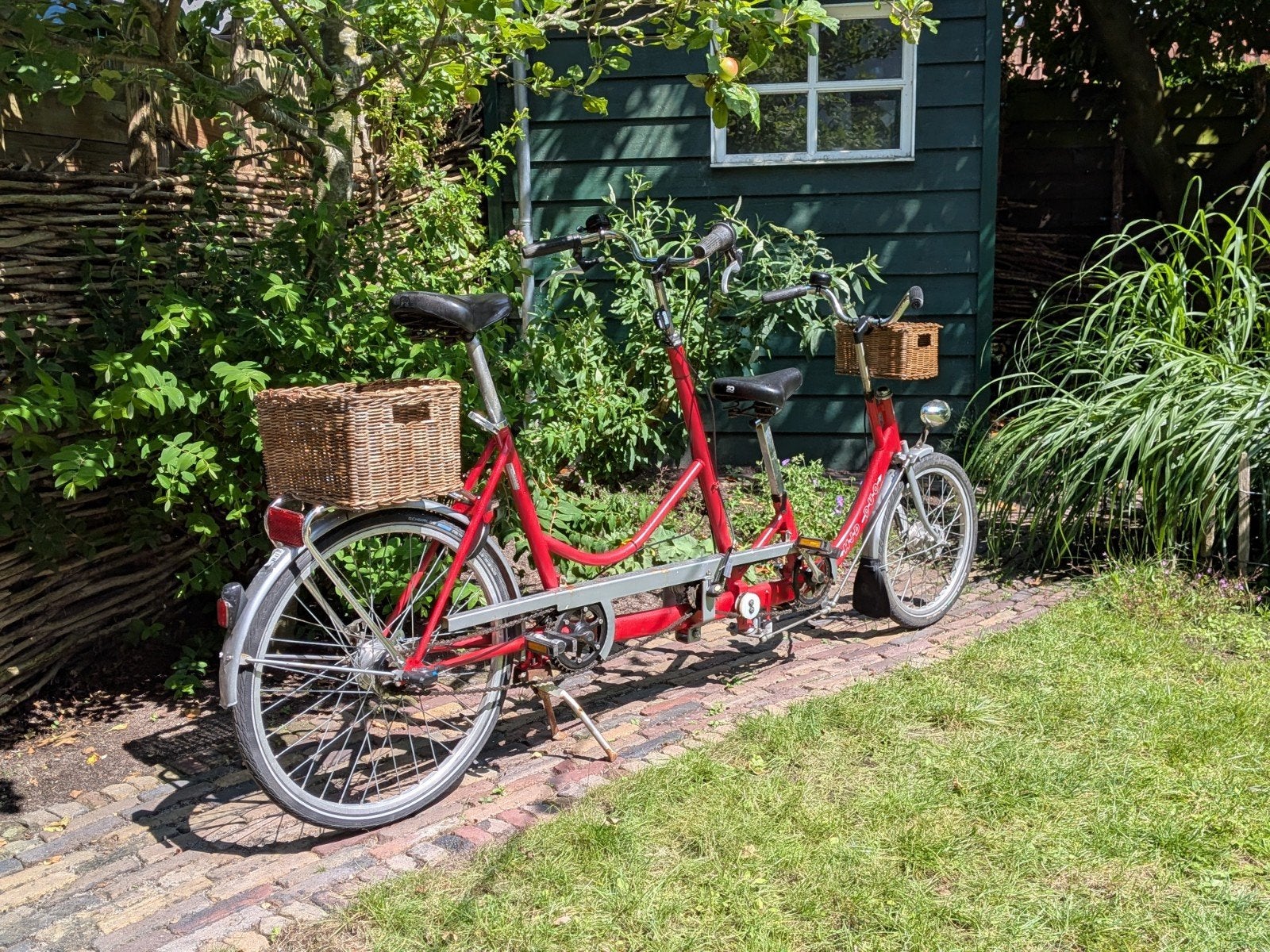 HJD-DUO ouder-kind tandem – 5 versnellingen – rijklaar, Fietsen en Brommers, Fietsen | Tandems, Ophalen, Minder dan 10 versnellingen