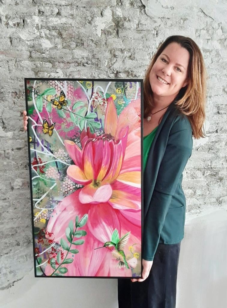 Zielsverlicht: Nieuw schilderij van Jessica Immen, Ophalen of Verzenden