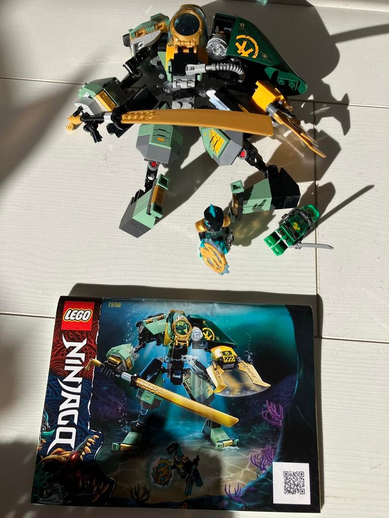 Lego Ninjago 71750 Waterrobot - Lloyd's Hydro Mech, Lego, Ophalen of Verzenden, Zo goed als nieuw, Compleet