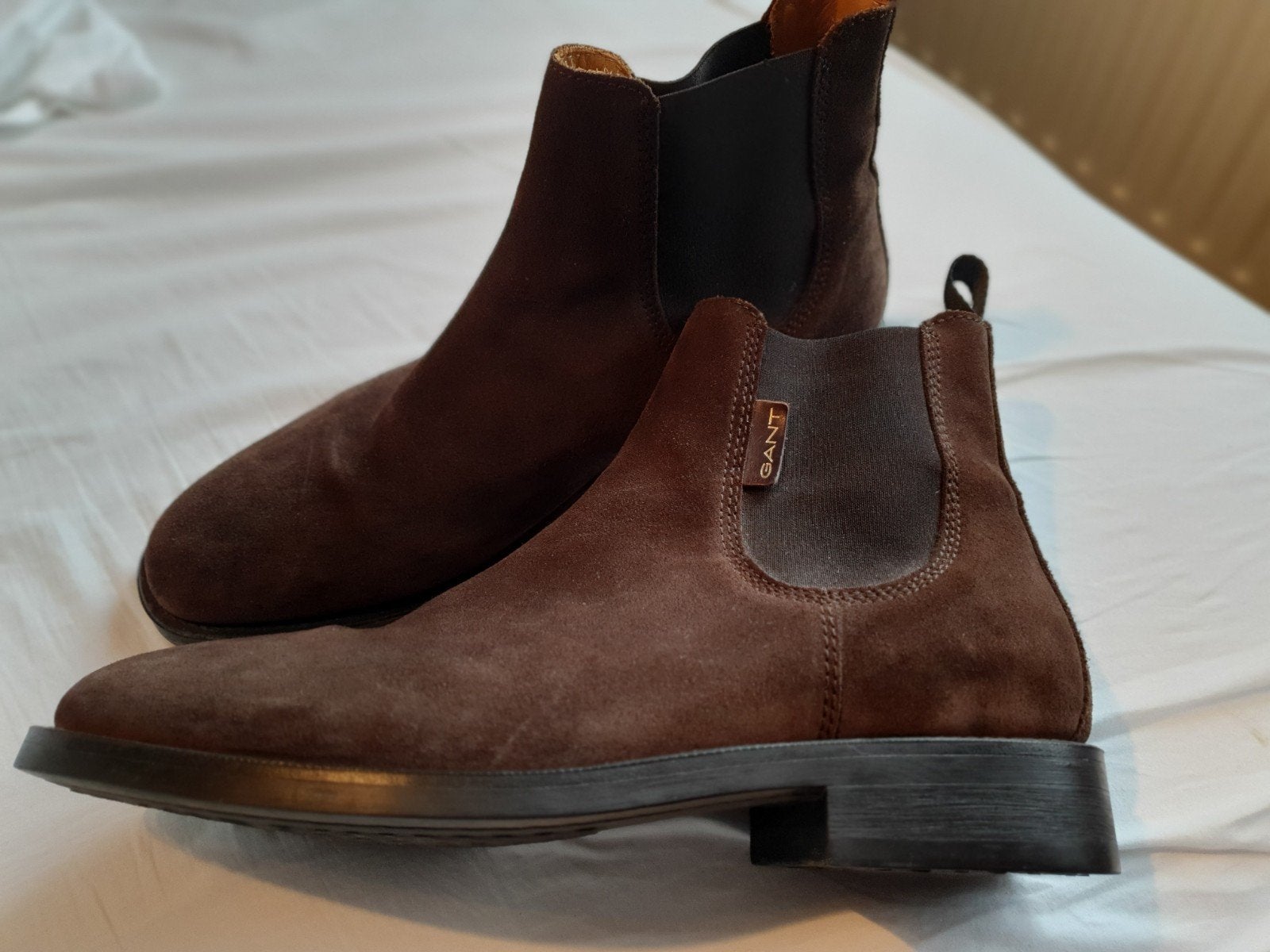 Gant 44 heren laarzen suède boots, Ophalen, Bruin, Boots, Nieuw