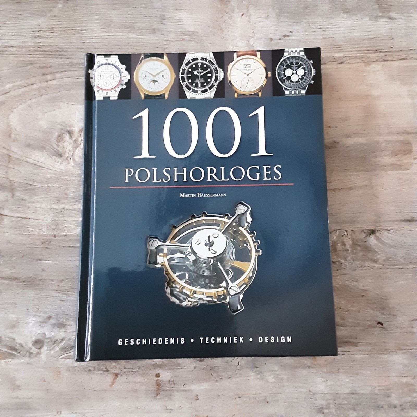 1001 Polshorloges - Geschiedenis, Techniek, Design, Ophalen, Zo goed als nieuw, Overige onderwerpen, Martin Haussermann