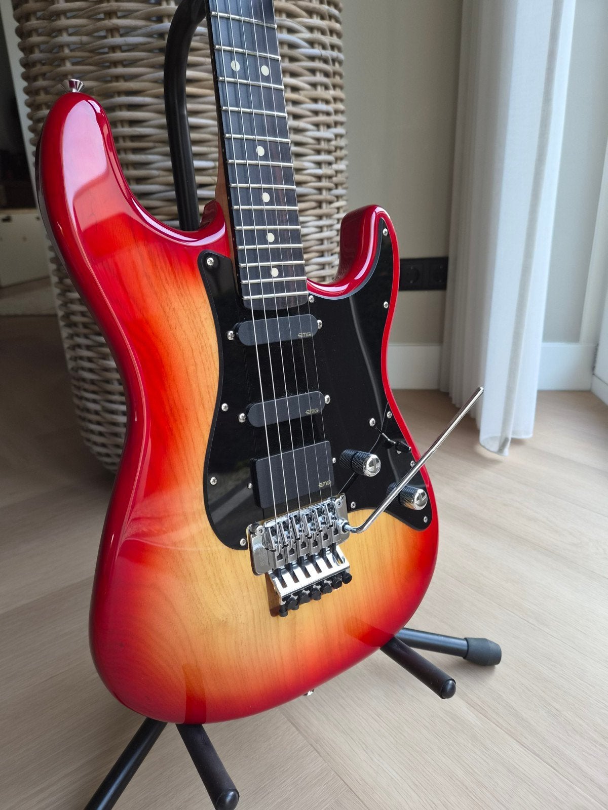 Warmoth USA stratocaster EMG/Gotoh, Ophalen of Verzenden, Nieuw, Solid body, Overige merken