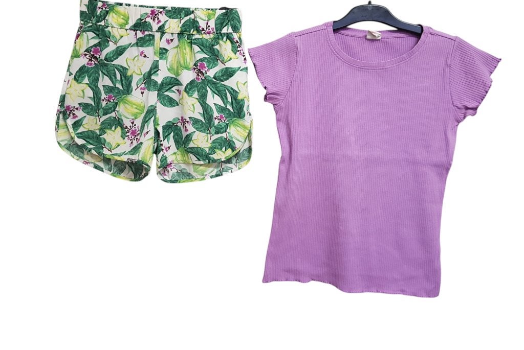 Geweldig lila Hema shirtje maat 146-152., Kinderen en Baby's, Kinderkleding | Maat 146, Zo goed als nieuw, Shirt of Longsleeve