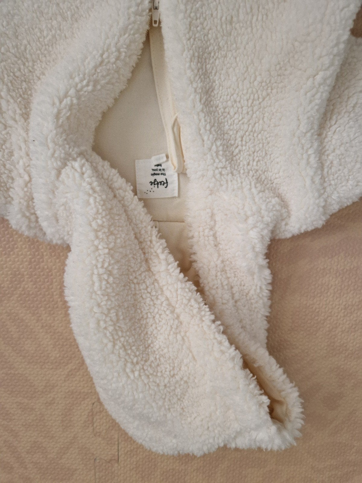 Feetje winterjas maat 56, Kinderen en Baby's, Babykleding | Maat 56, Ophalen of Verzenden, Zo goed als nieuw, Jongetje of Meisje