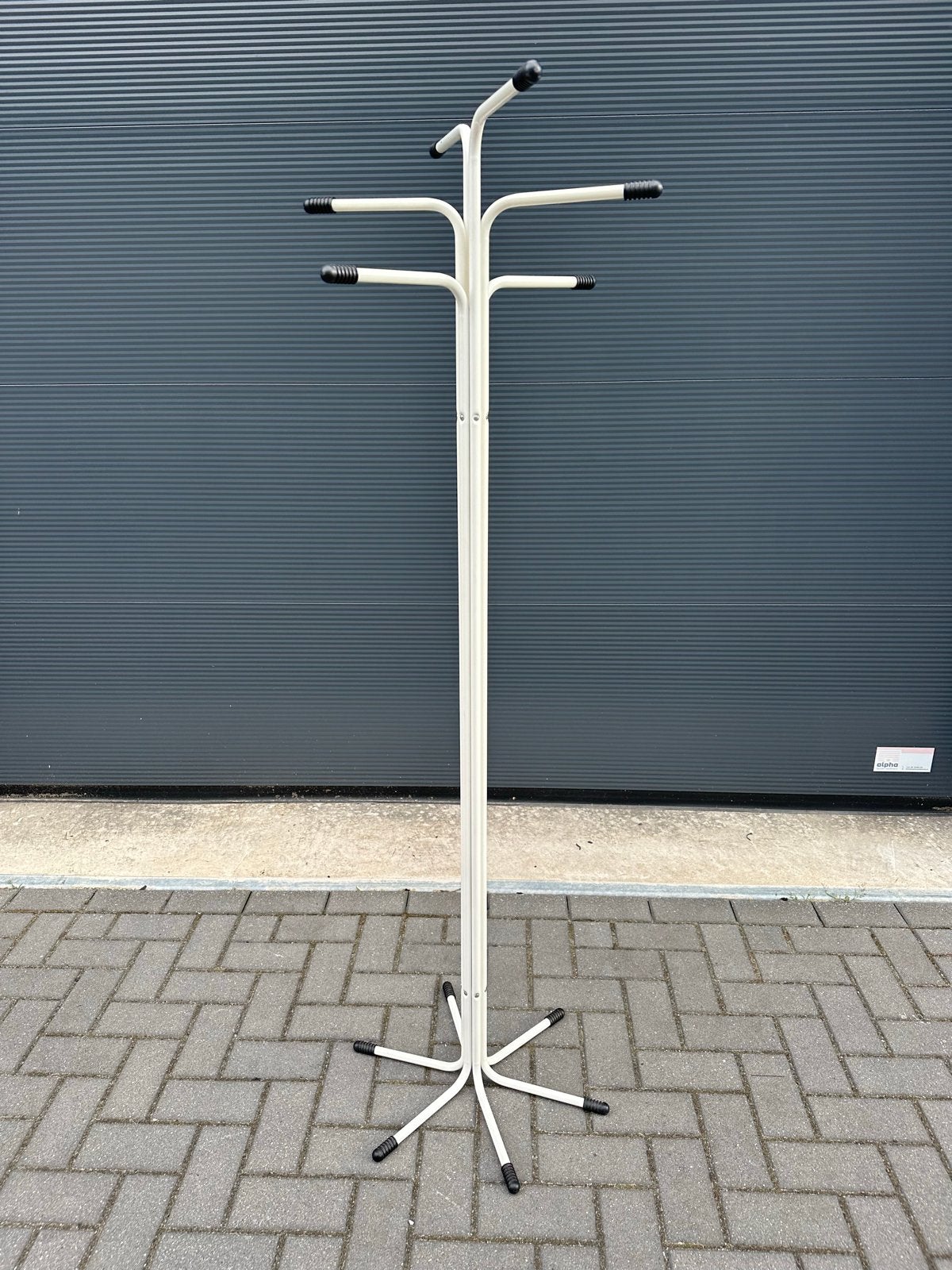 Vintage IKEA staande kapstok - Crème/Wit metaal, Ophalen, Gebruikt, Gijpsvintage, Metaal