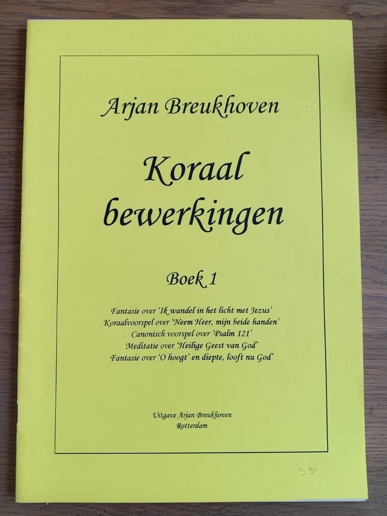 Arjan Breukhoven - koraalbewerkingen (orgel), Ophalen of Verzenden, Artiest of Componist, Populair, Orgel