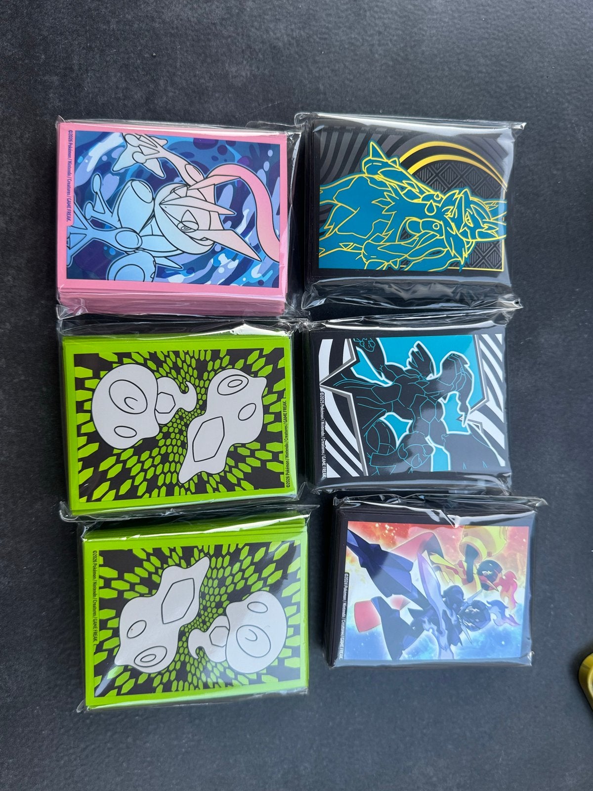 Pokemon kaart sleves - Diverse Designs (6 sets), Ophalen of Verzenden, Nieuw, Sleeves of Kaarthoesjes