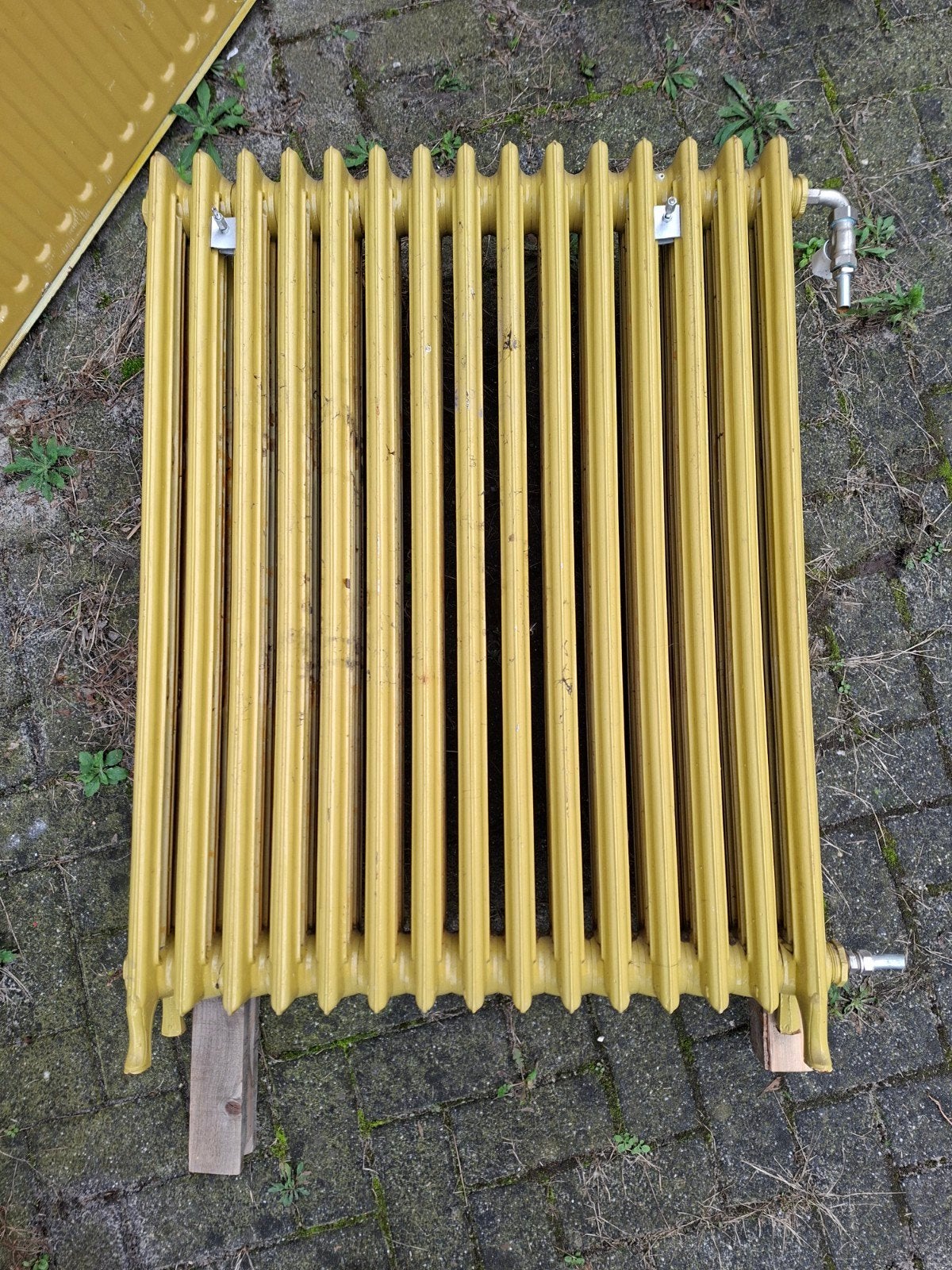 klassieke radiator op pootjes - 75x100x14cm, Ophalen, Gebruikt, Radiator, 60 tot 150 cm