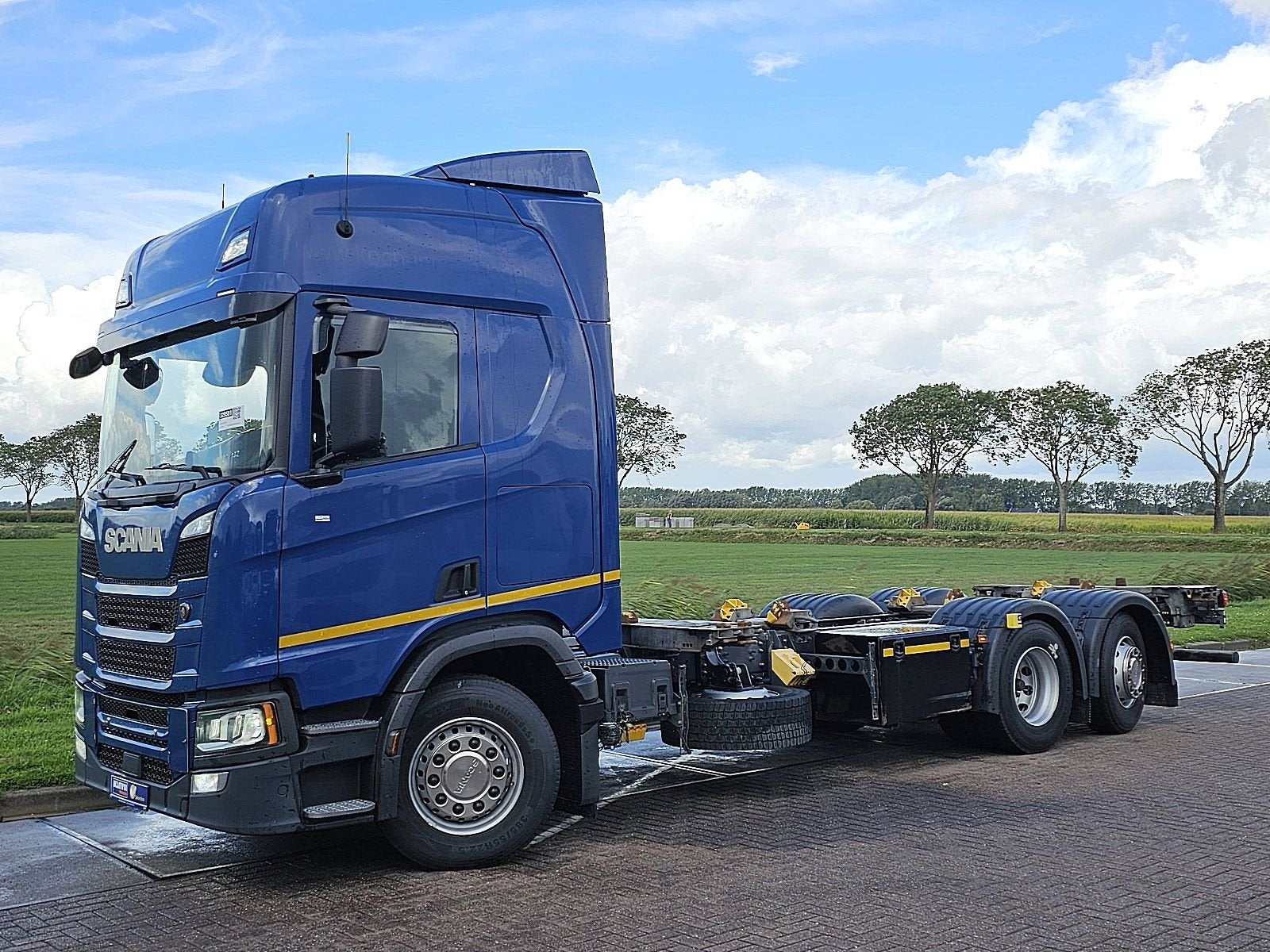 SCANIA R410 multiwechsler, Automaat, Euro 6, Scania, Blauw