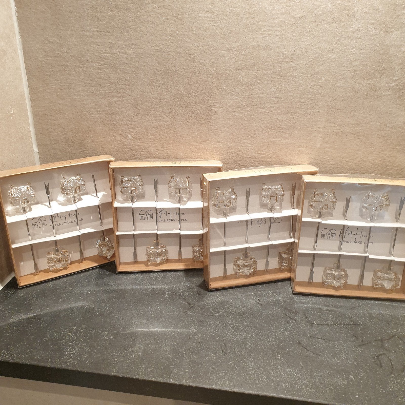 riviera maison pretty present tapas  forks 4pcs 15%, Ophalen, Nieuw
