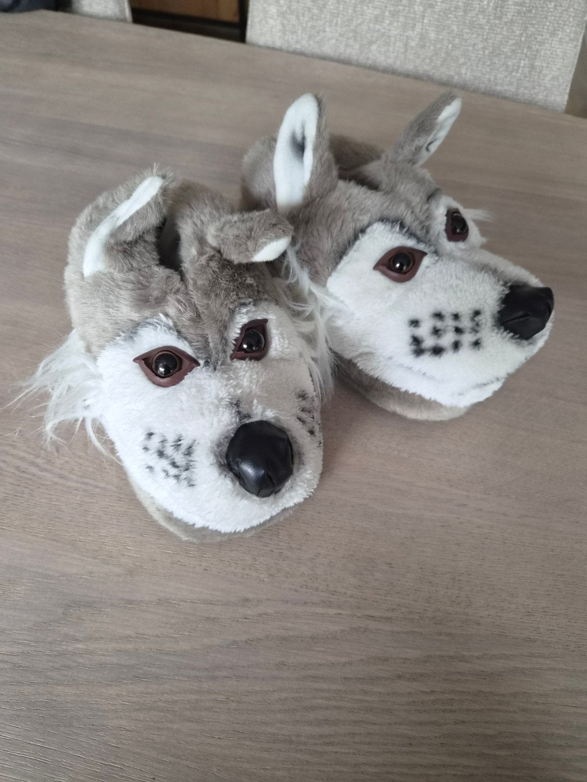 Efteling wolf pantoffels - Maat S (30-33), Verzamelen, Ophalen of Verzenden, Zo goed als nieuw