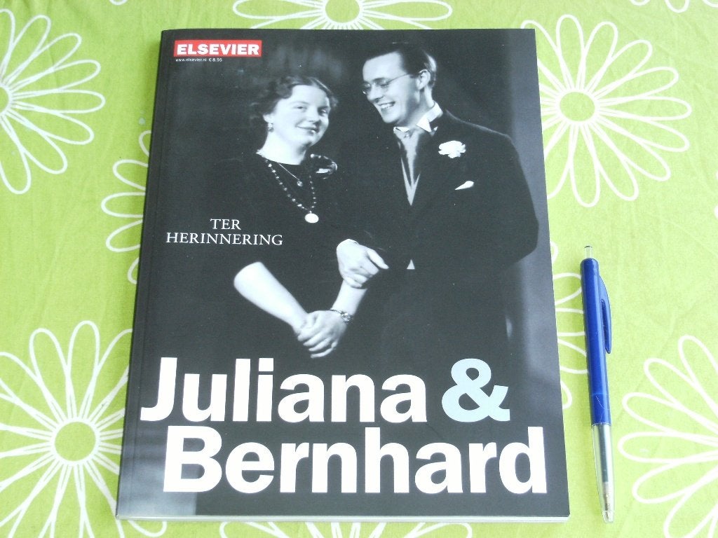 Juliana & Bernhard - speciale uitgave Elsevier, Ophalen of Verzenden, Zo goed als nieuw, Nederland, Tijdschrift of Boek