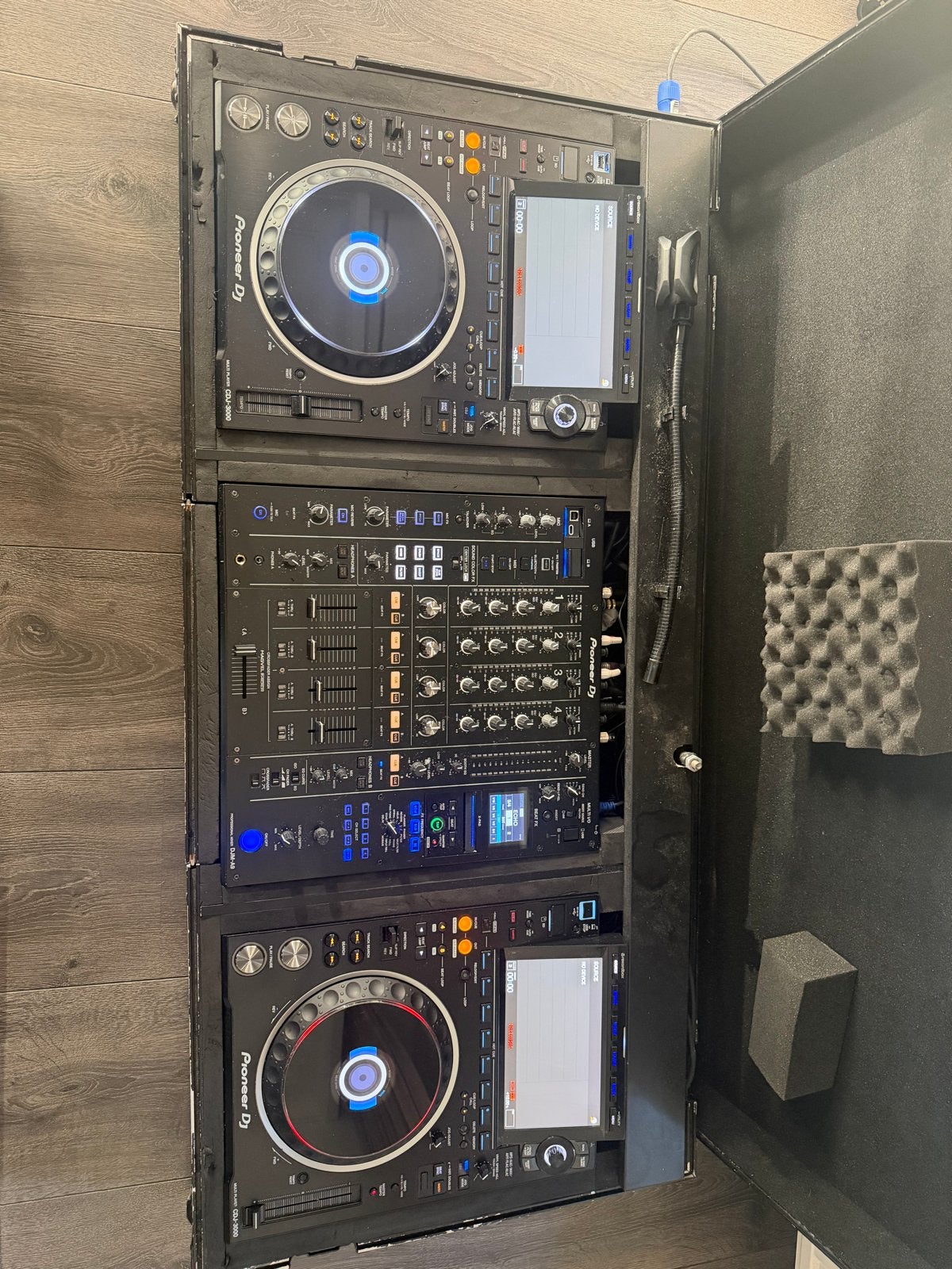 Pioneer DJ Set: 2x CDJ-3000, DJM-A9 met Flightcase, Muziek en Instrumenten, Dj-sets en Draaitafels, Ophalen, Zo goed als nieuw