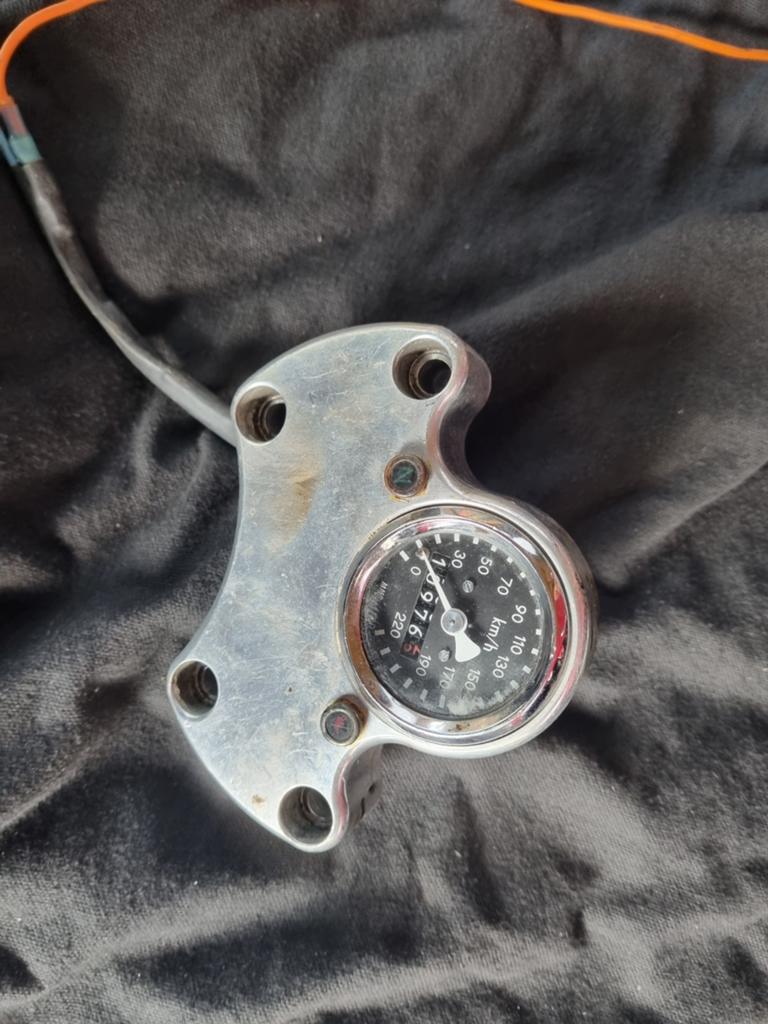 Mmb snelheidsmeter stuur klamp harley, Ophalen of Verzenden, Gebruikt