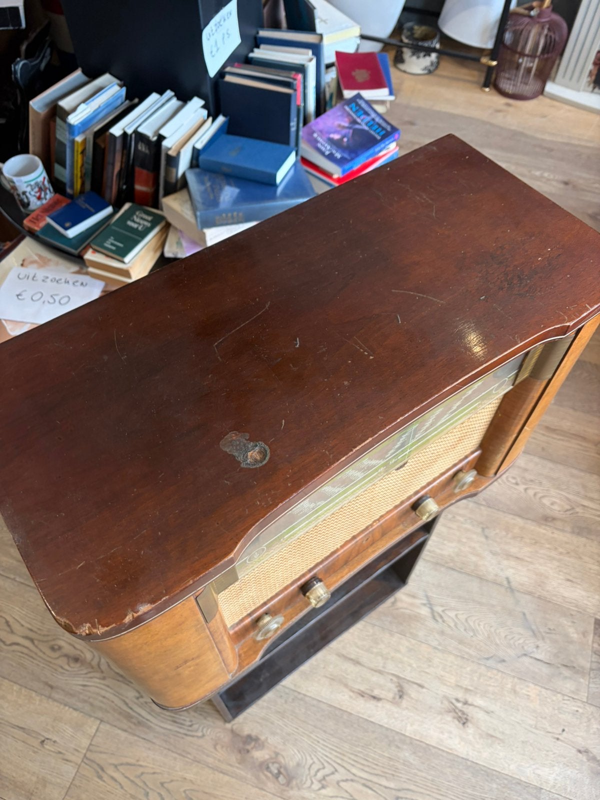 vintage Philips BX700A buizenradio, Ophalen