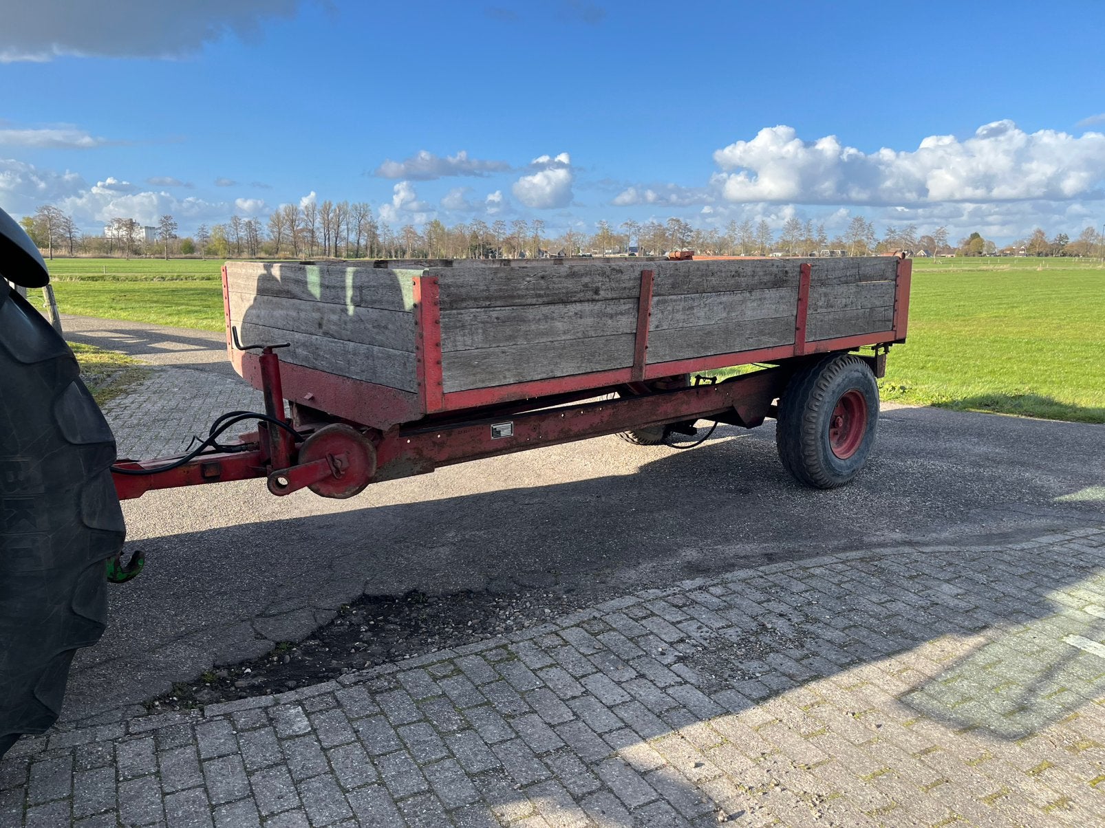 Kieper kipper agrarisch landbouw werktuig dumper NL kenteken, Zakelijke goederen, Agrarisch | Werktuigen, Ophalen, Transport