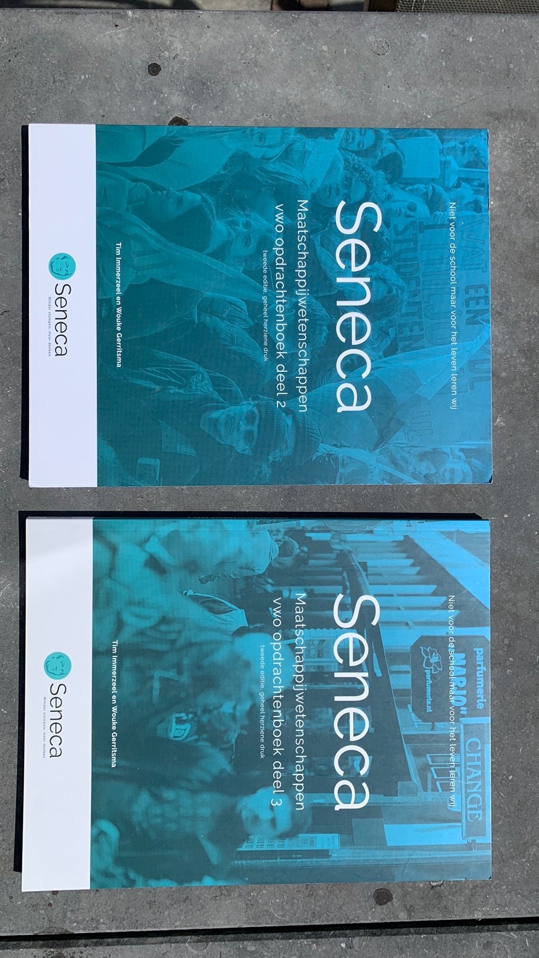 Maatschappijwetenschappen VWO Seneca deel 2 en 3, Boeken, Ophalen of Verzenden, Zo goed als nieuw, VWO