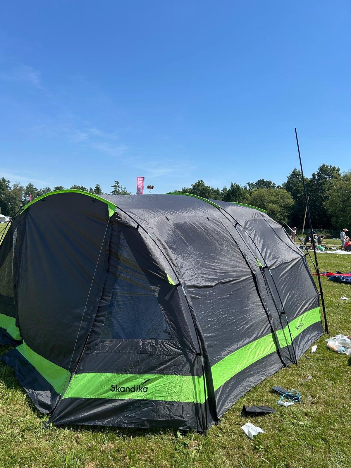 Skandika Family Camping Tent 5 pers. - Goede staat, Caravans en Kamperen, Ophalen of Verzenden, Gebruikt, Tot en met 5