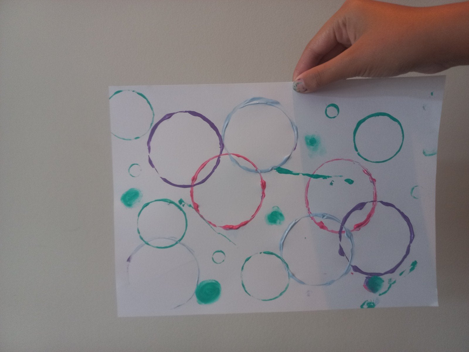 Unieke handgemaakte schilderijen op papier, Ophalen of Verzenden, Zo goed als nieuw, Knutselwerk