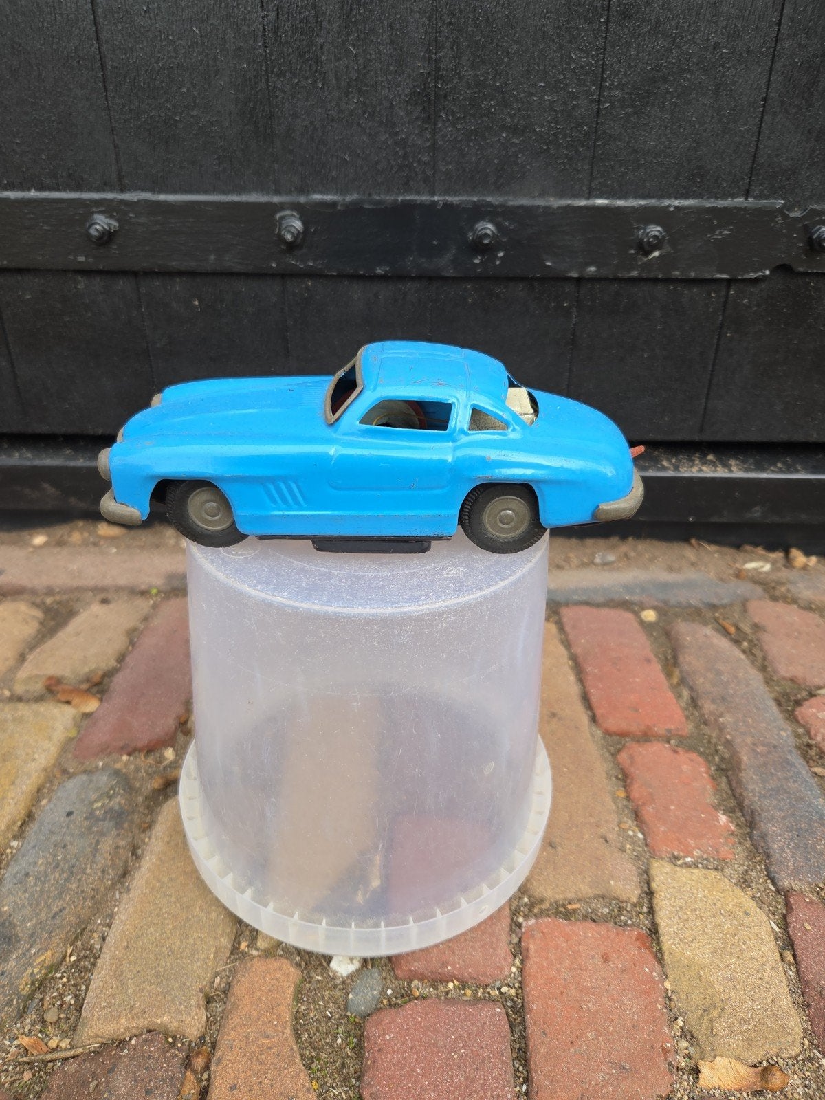Vintage Blikken Speelgoedauto - Mercedes Benz 300 SL, Ophalen, Gebruikt
